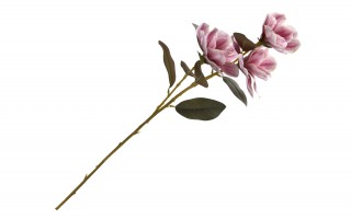 Kwiat sztuczny Magnolia 80 cm różowy