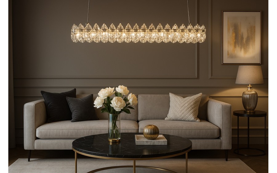 Lampa BARLETTA 120 OVAL 3-STEP DIMM GOLD