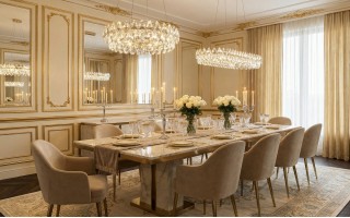 Lampa BARLETTA 120 OVAL 3-STEP DIMM GOLD