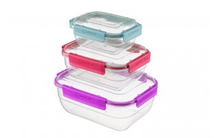 Komplet pojemników prostokątnych VIVO 3 sztuki