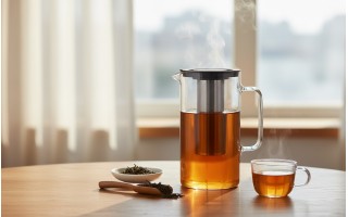 Dzbanek szklany 2,5 L Suna z zaparzaczem