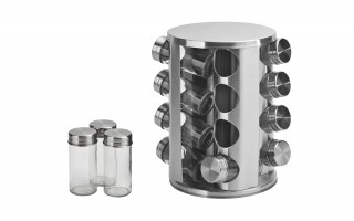 Komplet 16 Przyprawników okrągły BackHome Living 9141