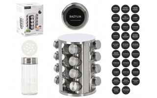 Komplet 16 Przyprawników okrągły BackHome Living 9141