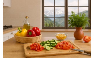 Deska do krojenia bambusowa 28x20cm Ambition