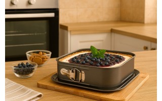 Tortownica 24x24 cm nieprzywieralna Ideal