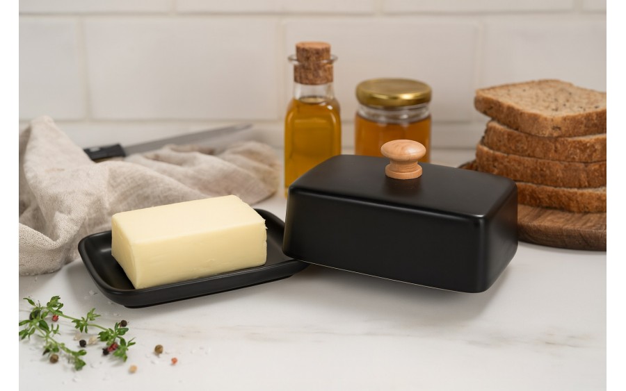 Maselnica porcelanowa Bona czarna