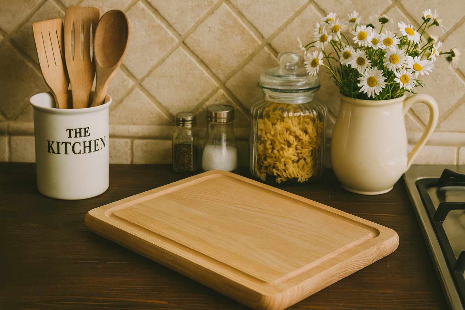 Deska do krojenia dębowa 20x30cm DD-02
