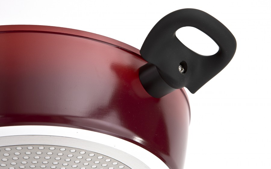 Patelnia głęboka 28 cm Crispy Red Big