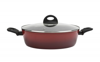 Patelnia głęboka 28 cm Crispy Red Big