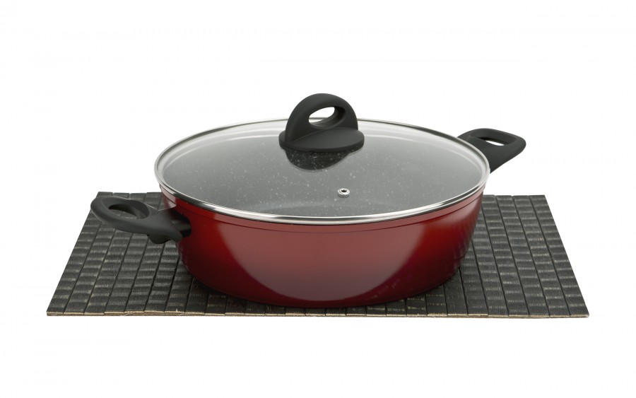 Patelnia głęboka 28 cm Crispy Red Big