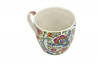 Kubek porcelanowy 460 ml Mayflower w koszyczku