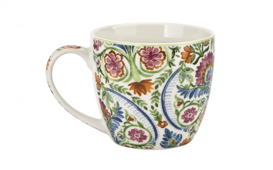 Kubek porcelanowy 460 ml Mayflower w koszyczku