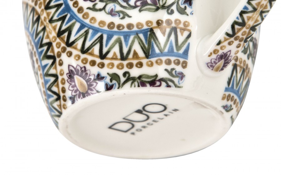 Kubek porcelanowy 460 ml Estrella w koszyczku