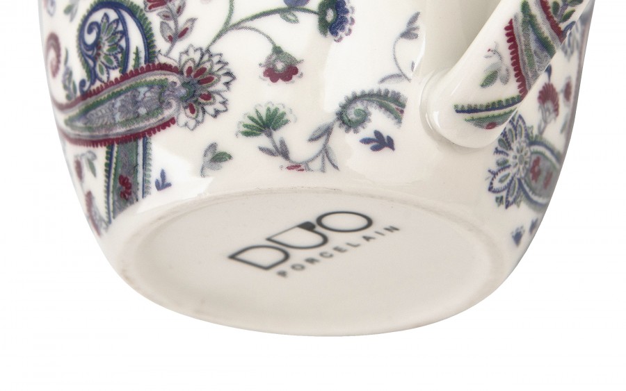 Kubek porcelanowy 460 ml Liberty w koszyczku