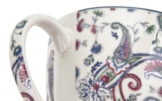 Kubek porcelanowy 460 ml Liberty w koszyczku