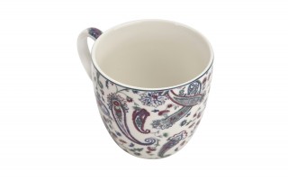 Kubek porcelanowy 460 ml Liberty w koszyczku
