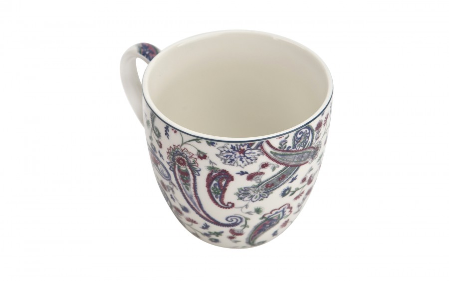 Kubek porcelanowy 460 ml Liberty w koszyczku