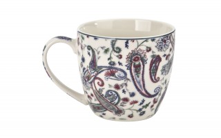 Kubek porcelanowy 460 ml Liberty w koszyczku