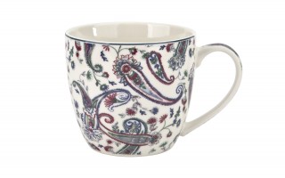 Kubek porcelanowy 460 ml Liberty w koszyczku