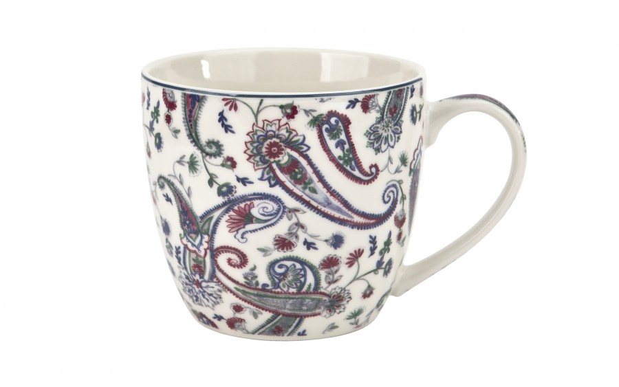 Kubek porcelanowy 460 ml Liberty w koszyczku