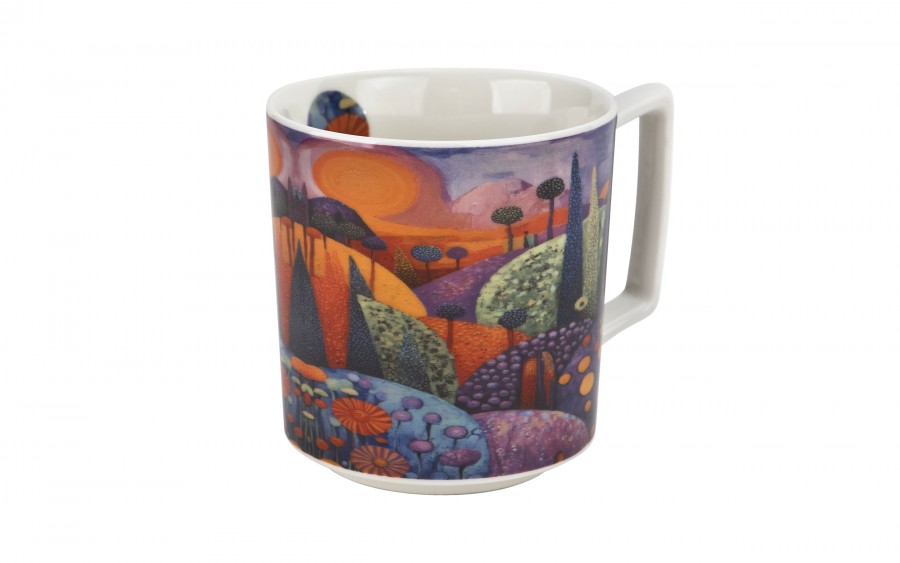 Kubek porcelanowy 450 ml Modern Bubbly Hills