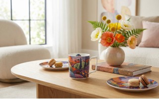 Kubek porcelanowy 450 ml Modern Bubbly Hills