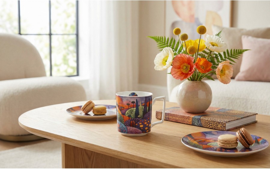 Kubek porcelanowy 450 ml Modern Bubbly Hills