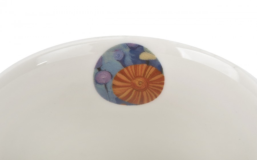 Kubek porcelanowy 450 ml z zaparzaczem Modern Bubbly Hills