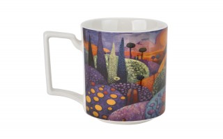 Duży kubek porcelanowy 750 ml Modern Bubbly Hills