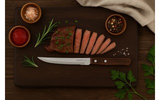 Komplet 6 noży do steków/pizzy Churrasco