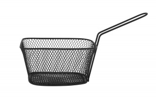 Koszyk do serwowania frytek czarny duży MPLCo