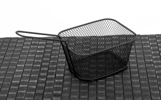 Koszyk do serwowania frytek czarny duży MPLCo