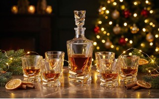 Zestaw do whisky karafka + 6 szklanek BOHEMIA PORTO STEP