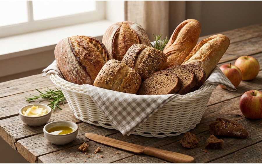 Koszyk 27x20x8cm Combo owalny krem 5974KR