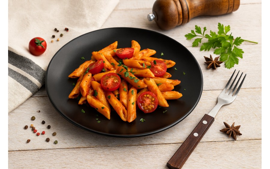 Talerz deserowy  21 cm Black Mat