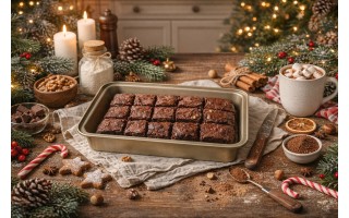 Forma do ciasta BROWNIE 30x20 cm Kitchen Tools blacha prostokątna