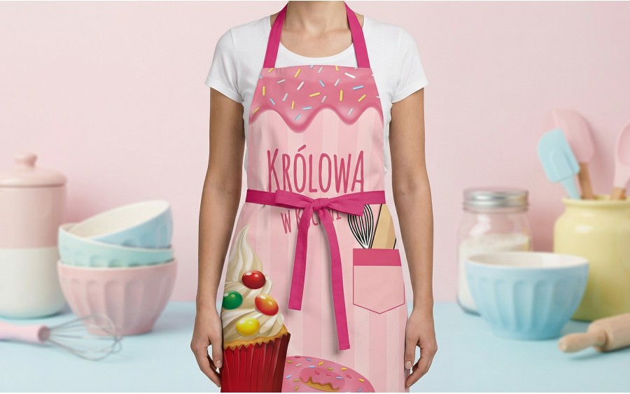Fartuch kuchenny dziecięcy Królowa w kuchni