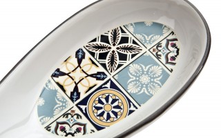 Ceramiczna łyżka/podstawka pod łyżkę HOLIDAY IN PORTO