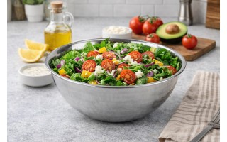 Miska nierdzewna 28 cm wysoka 3,3 L