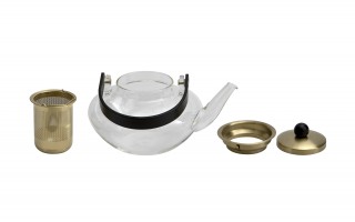 Zaparzacz do herbaty 800 ml złoty Eva