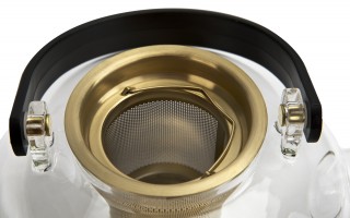 Zaparzacz do herbaty 800 ml złoty Eva