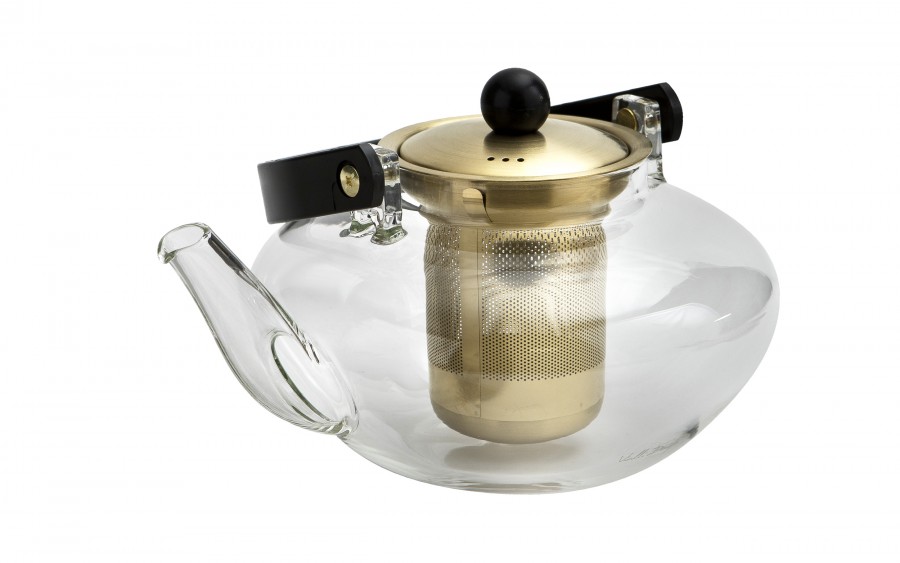 Zaparzacz do herbaty 800 ml złoty Eva