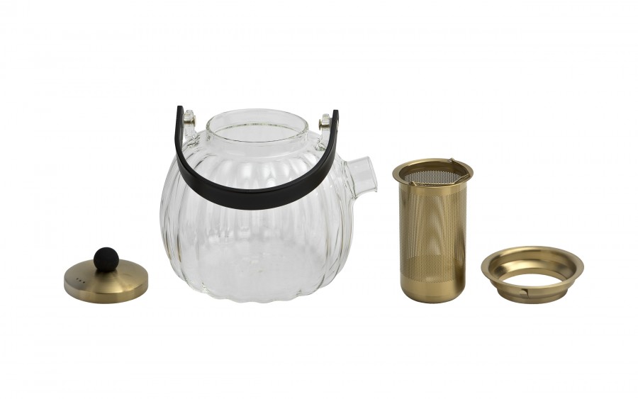 Zaparzacz do herbaty 1 L złoty Volare