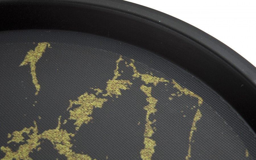 Taca plastikowa antypoślizgowa 36 cm wz. Marmur