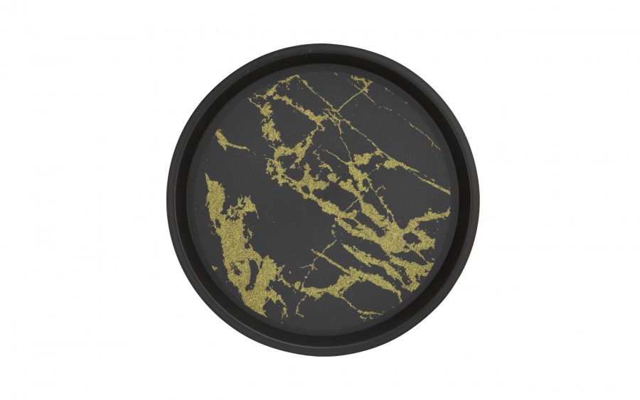 Taca plastikowa antypoślizgowa 36 cm wz. Marmur