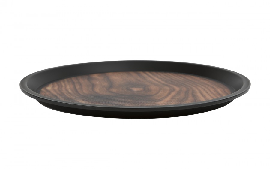 Taca plastikowa antypoślizgowa 41 cm wz. Wooden