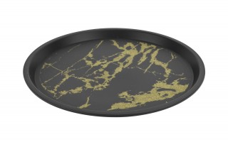 Taca plastikowa antypoślizgowa 41 cm wz. Marmur