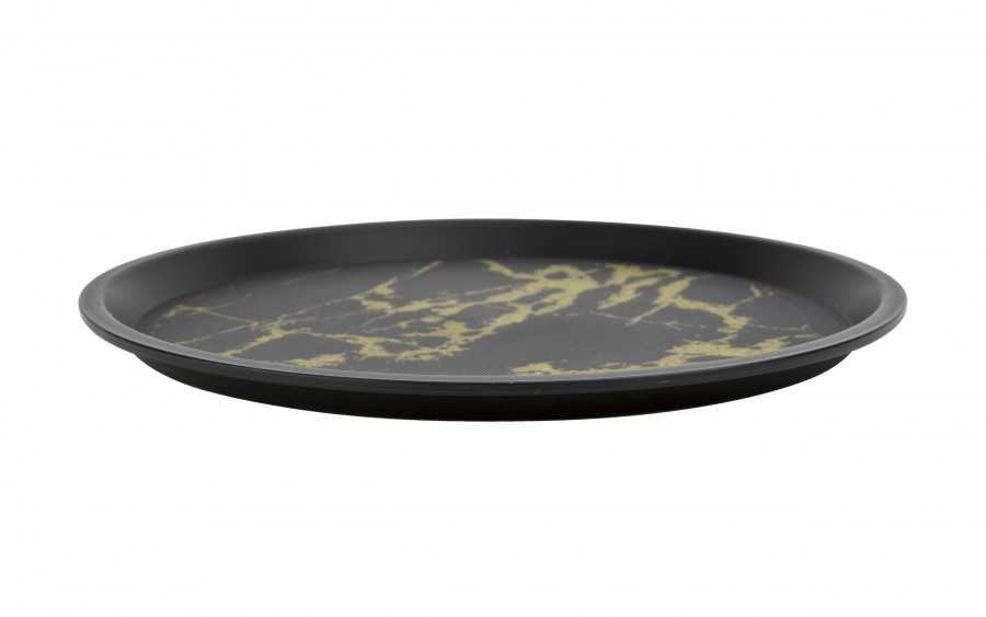 Taca plastikowa antypoślizgowa 41 cm wz. Marmur