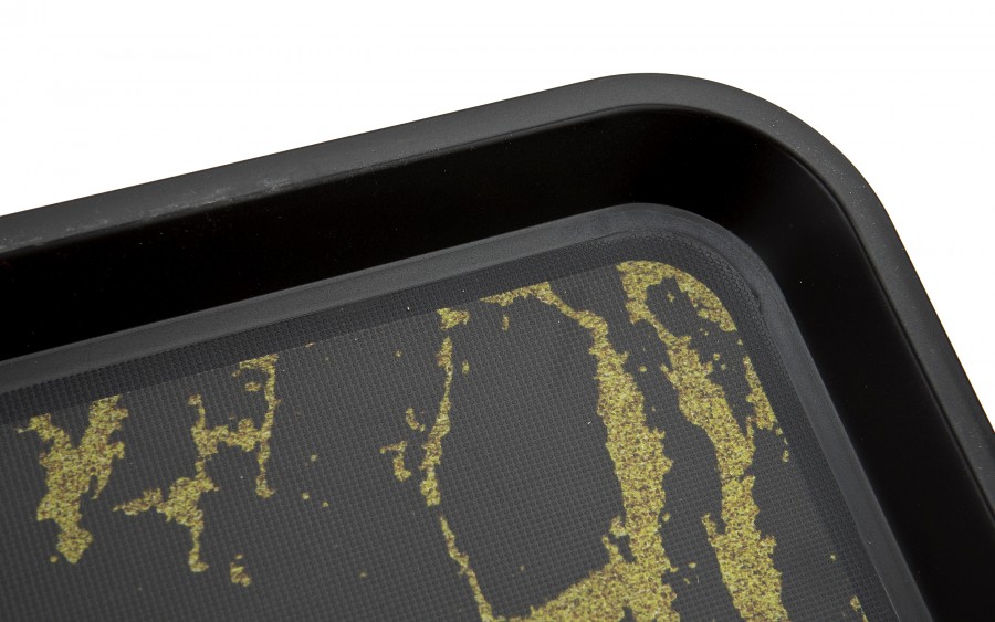 Taca plastikowa antypoślizgowa 44x35 cm wz. Marmur