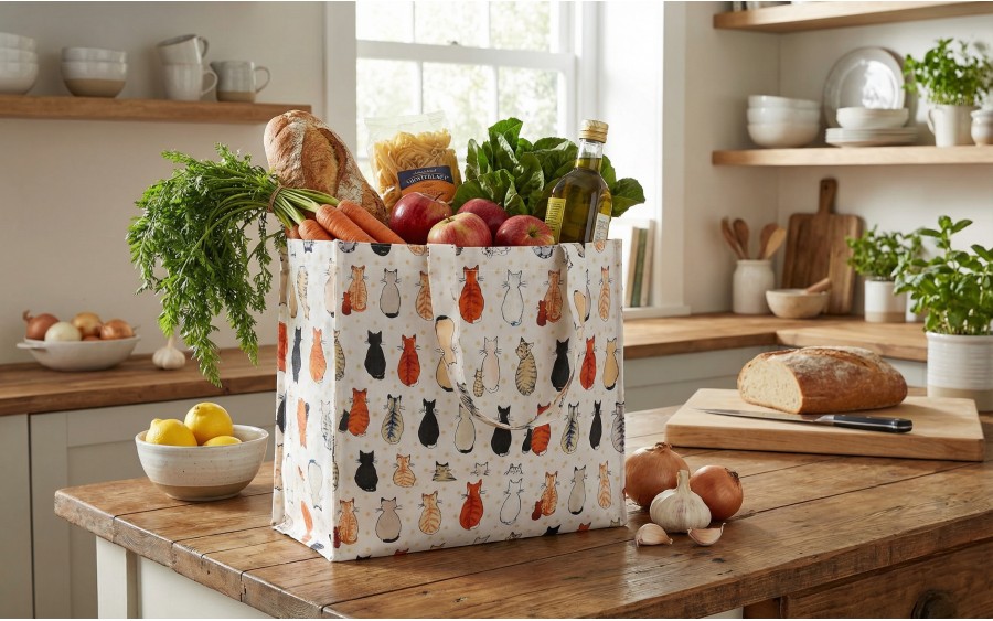 Torba zakupowa shopper PVC Ulster Weavers Cats in Waiting